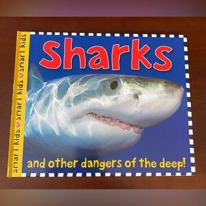 Sharks and other dangers of the deep Hardcover Kids Book